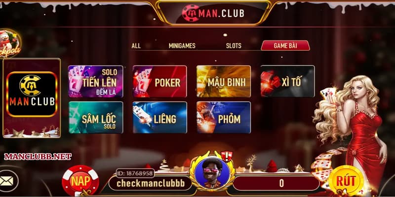 Manclub kho game đồ sộ